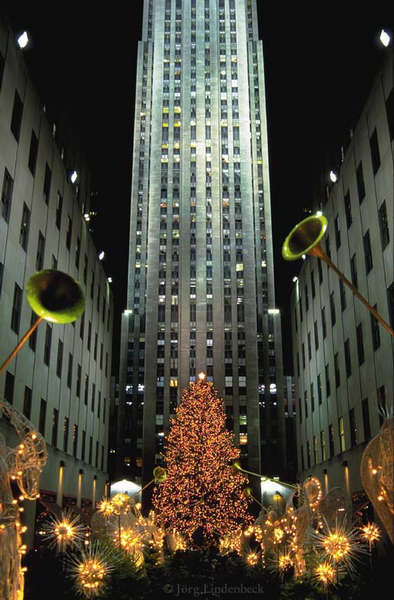 Weihnachten am Rockefeller Centre