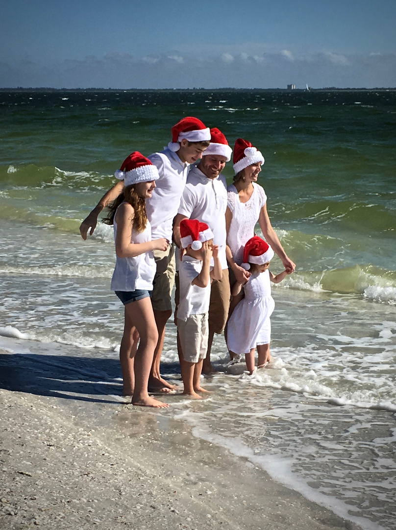 Weihnachten am Strand