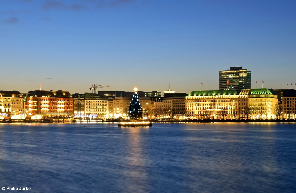 Weihnachten an der Binnenalster