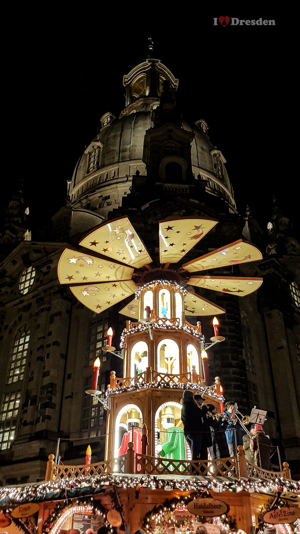 Weihnachten an der Frauenkirche Dresden