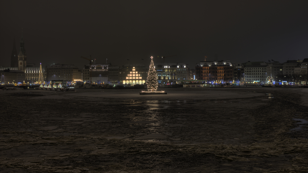 Weihnachten auf der Binnenalster