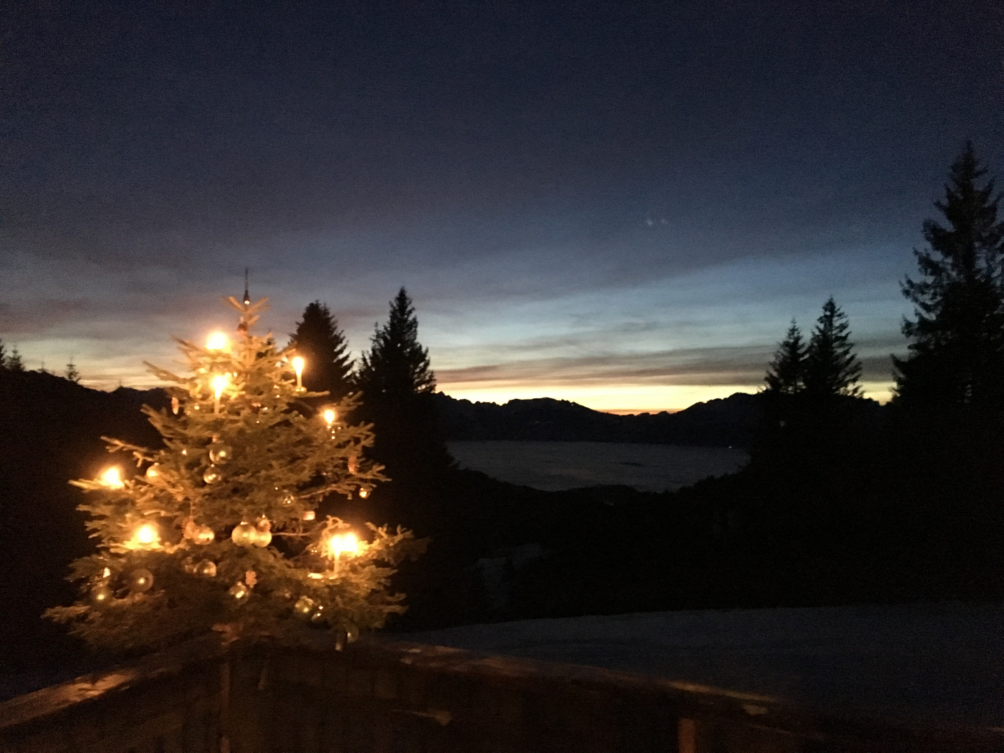 weihnachten auf der hütte!