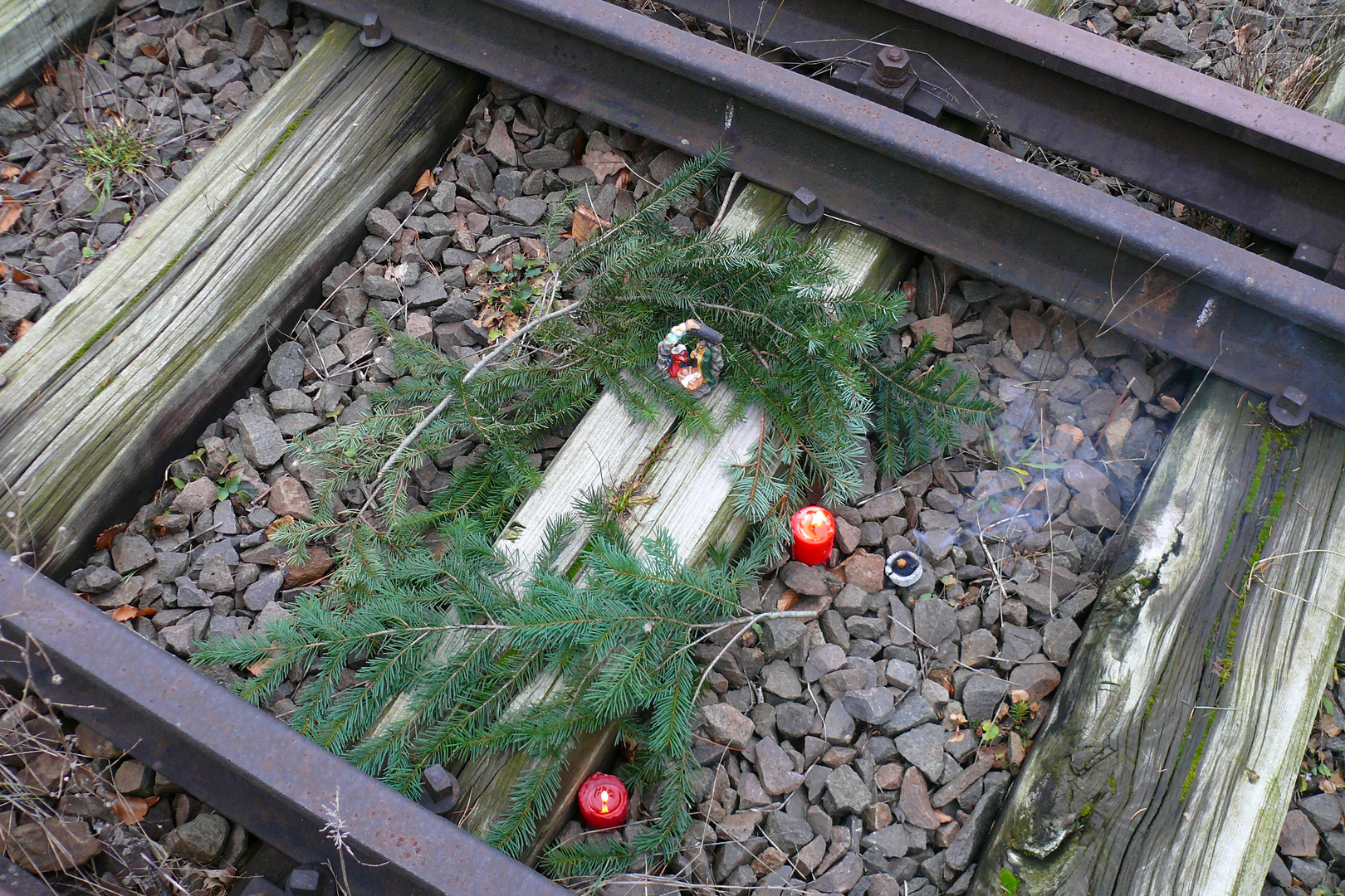 Weihnachten auf der Schiene