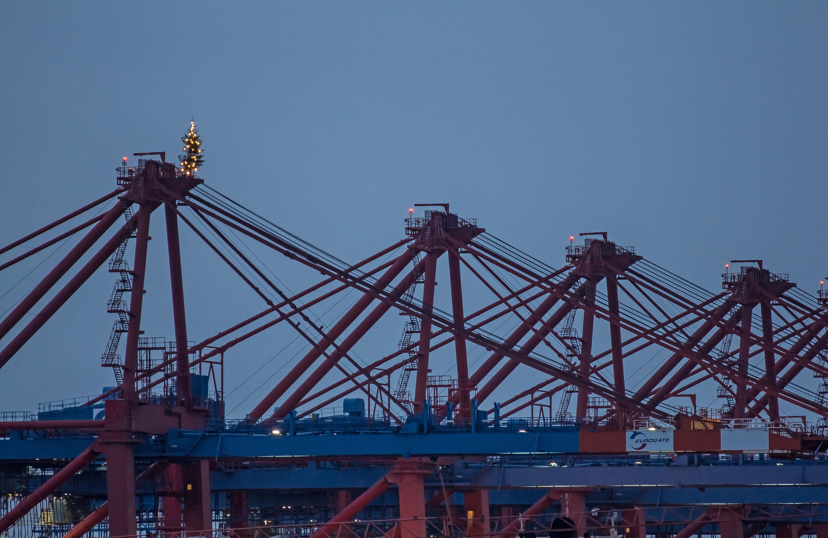 Weihnachten im Hamburger Hafen