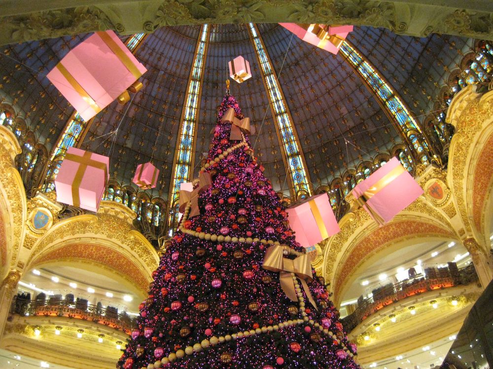 Weihnachten in den Galeries Lafayette Foto &amp; Bild | europe, france