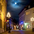 Weihnachten in Sangerhausen - Mondlicht über der Altstadt