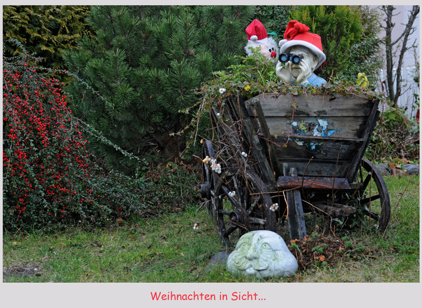 Weihnachten in Sichtweite...