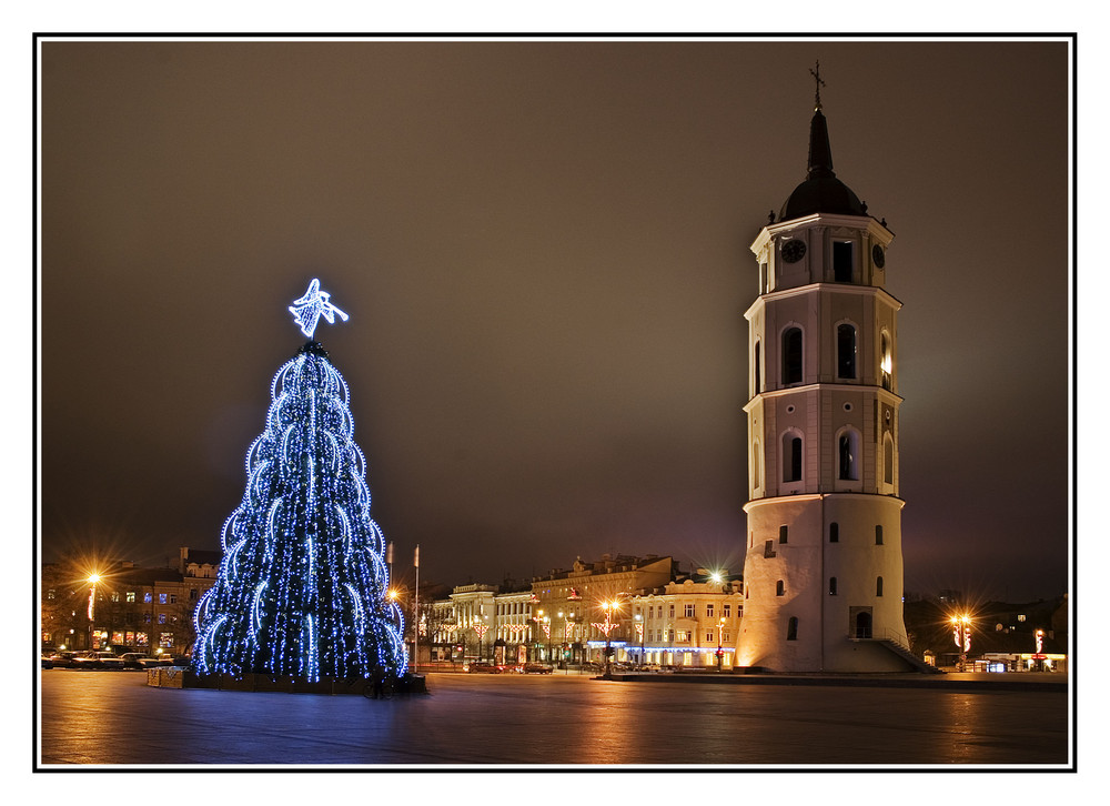 Weihnachten in Vilnius, Litauen