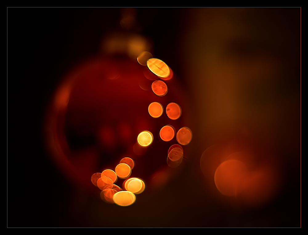 Weihnachten mit Bokeh Effekt