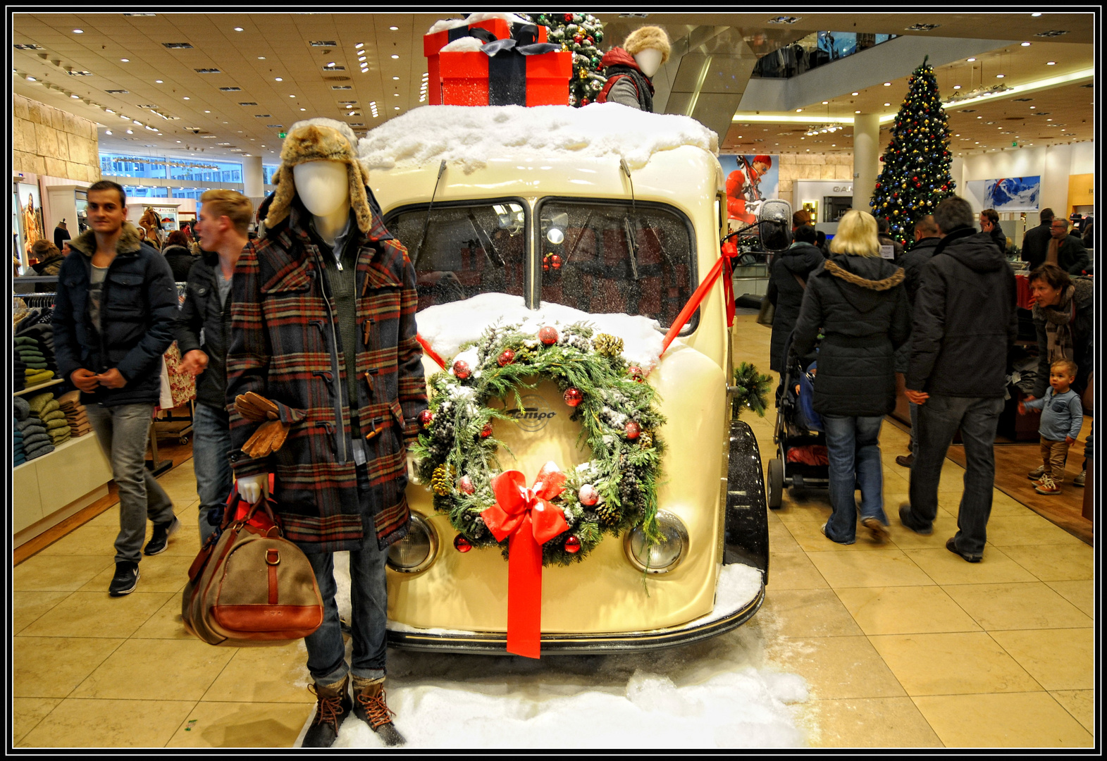 Weihnachten mit Oldtimer