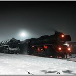 Weihnachten, Winter mit Schnee und noch Dampf 1981 im Bw Saalfeld > III