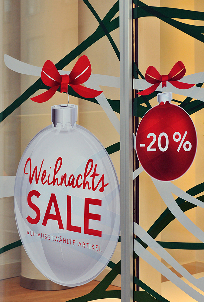 Weihnachten wird ausverkauft – mit 20% Rabatt