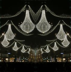 Weihnachtlich geschmücktes Wien