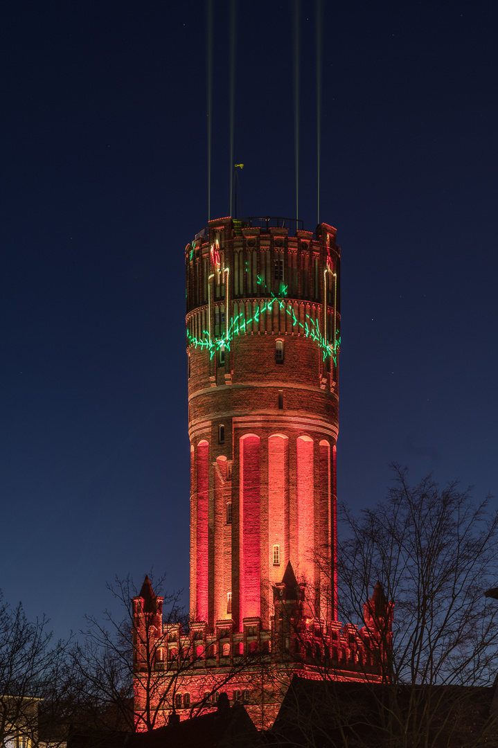 Weihnachtlich - Wasserturm mal anders