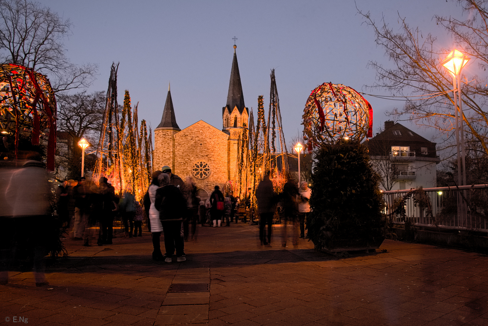 Weihnachtliche Ahrbrücke 