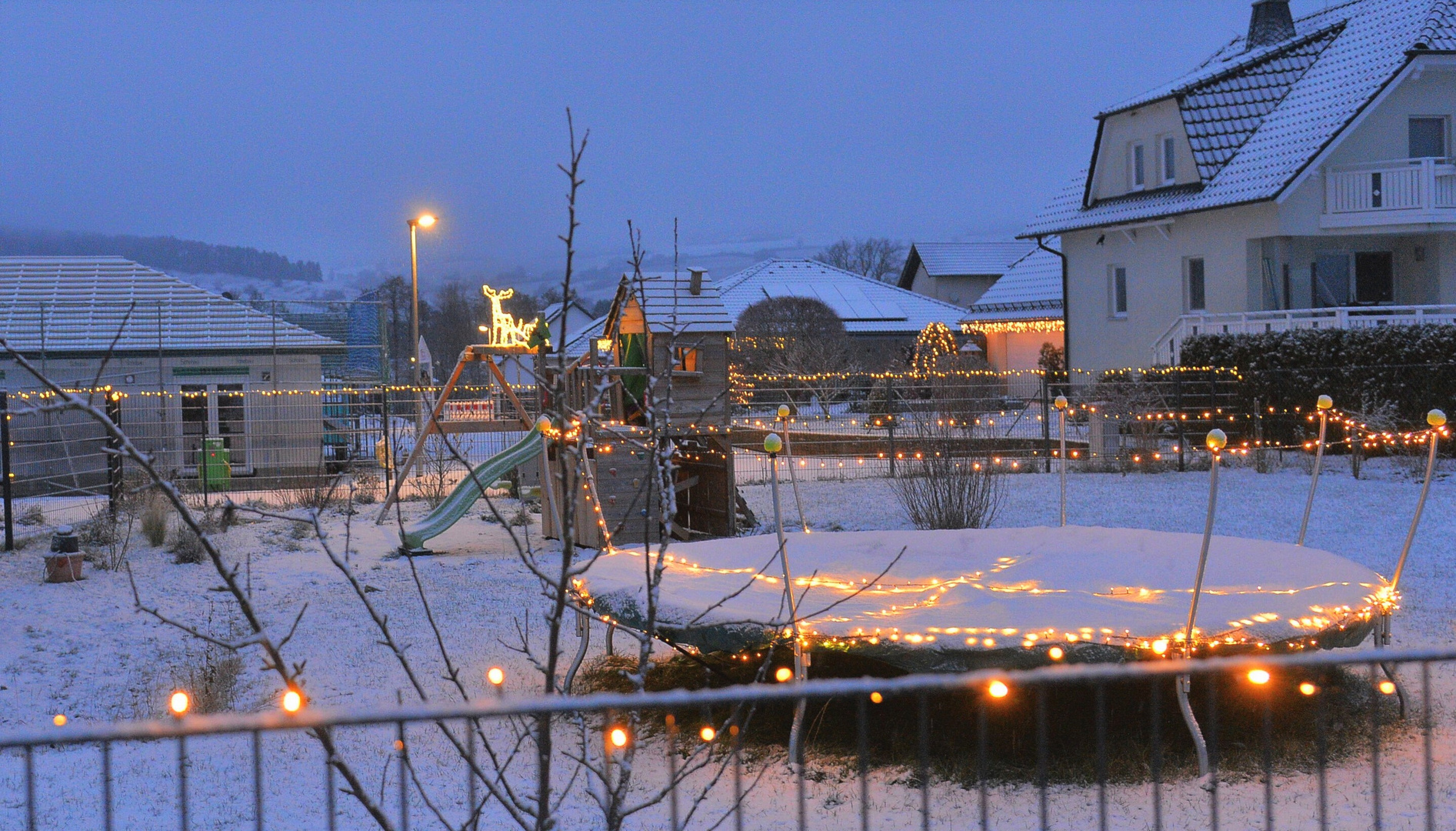 weihnachtliche Beleuchtung