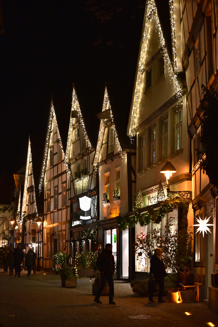 Weihnachtliche Giebel in Soest