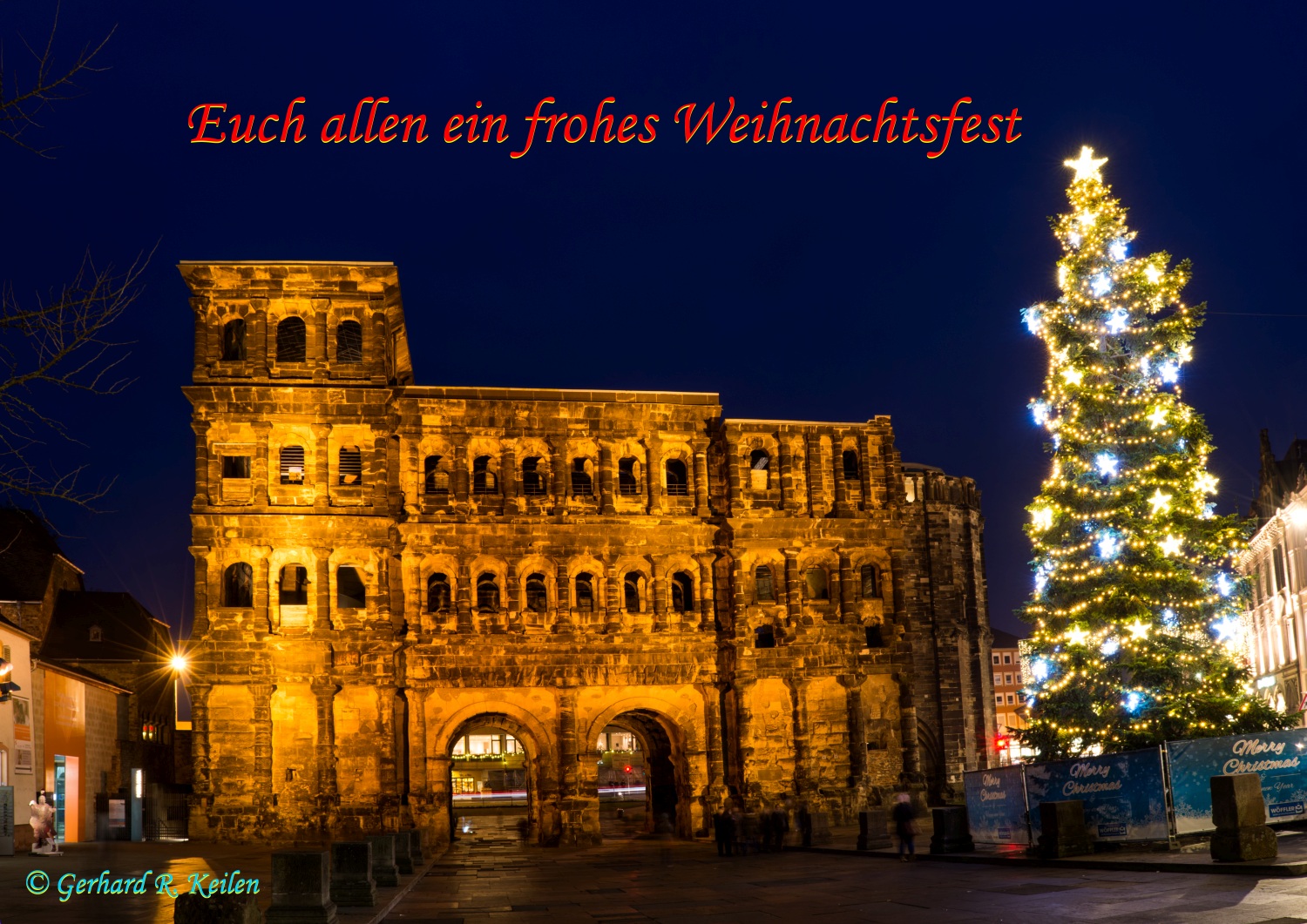 Weihnachtliche Porta Nigra