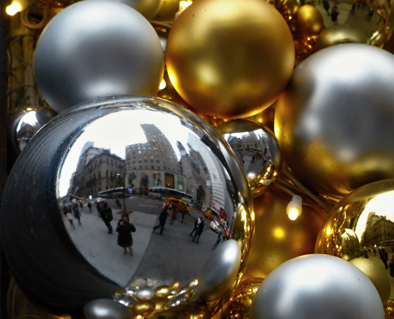 weihnachtliche Spiegelung