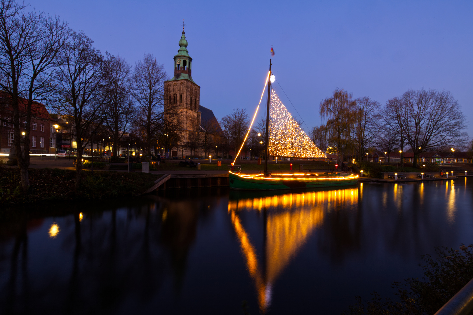 *** Weihnachtliche Stimmung am Hafen in Nordhorn ***