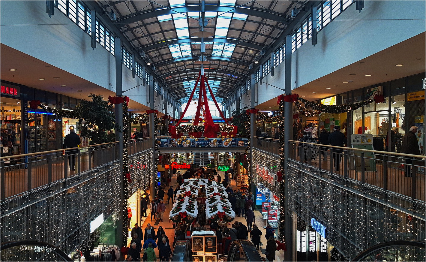 Weihnachtliche Stimmung im Stralsunder Strelapark