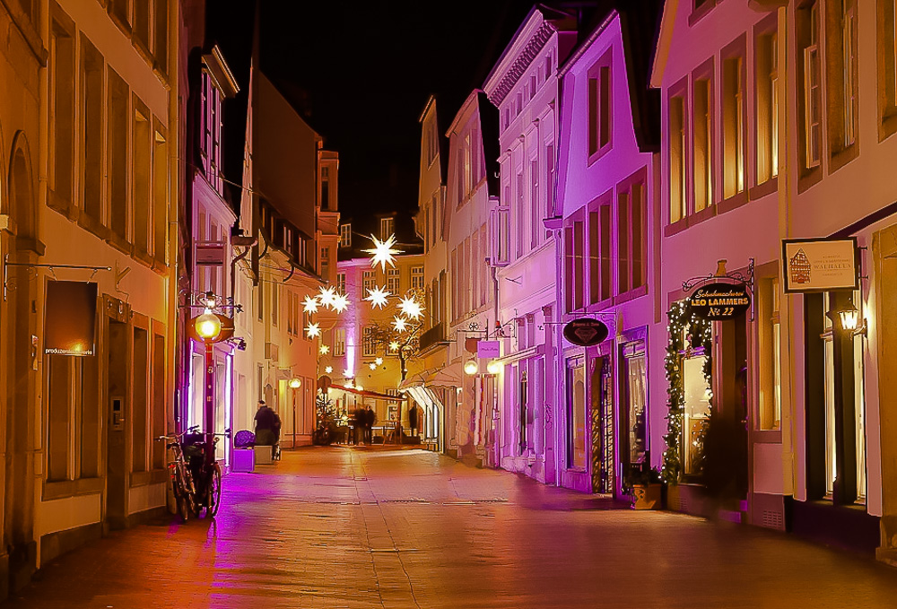 Weihnachtliche Stimmung in der Osnabrücker Altstadt