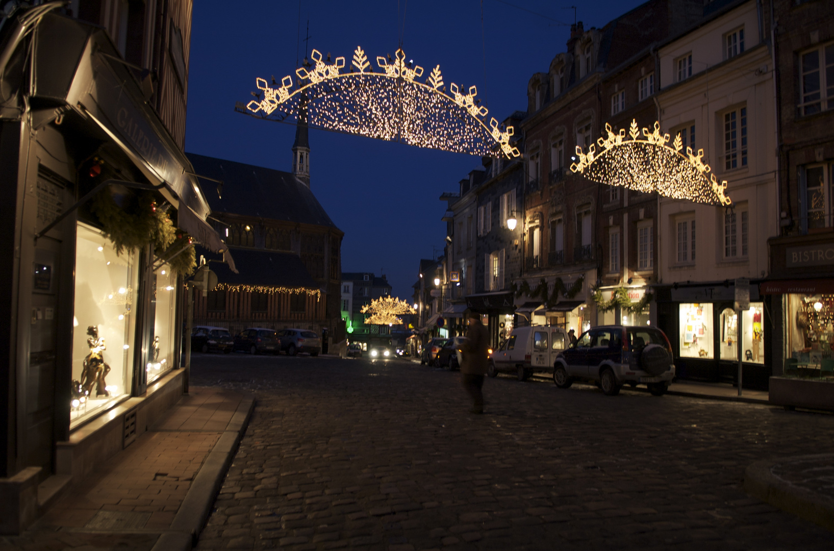 Weihnachtliche Stimmung in Honfleur 2009