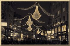 Weihnachtliche Straße