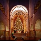 Weihnachtlicher Altarraum Basilika St. Lubentius Limburg-Dietkirchen