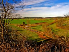 Weihnachtlicher Blick ins Land