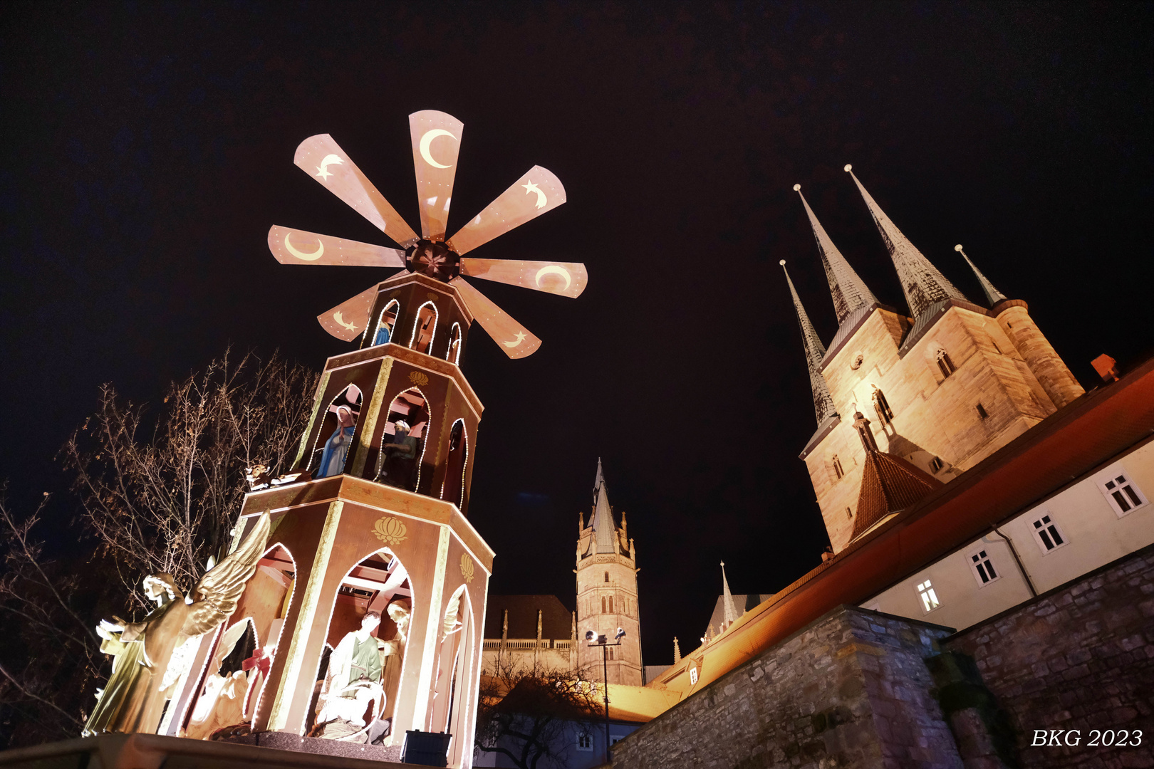 Weihnachtlicher Domberg Erfurt 