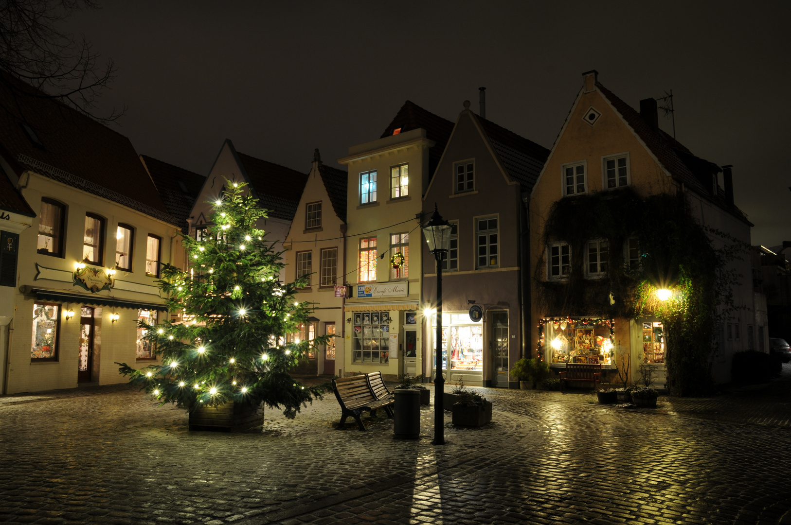 Weihnachtlicher Gruß aus dem Schnoor