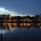 Weihnachtlicher Hafen