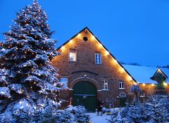 Weihnachtlicher Hof