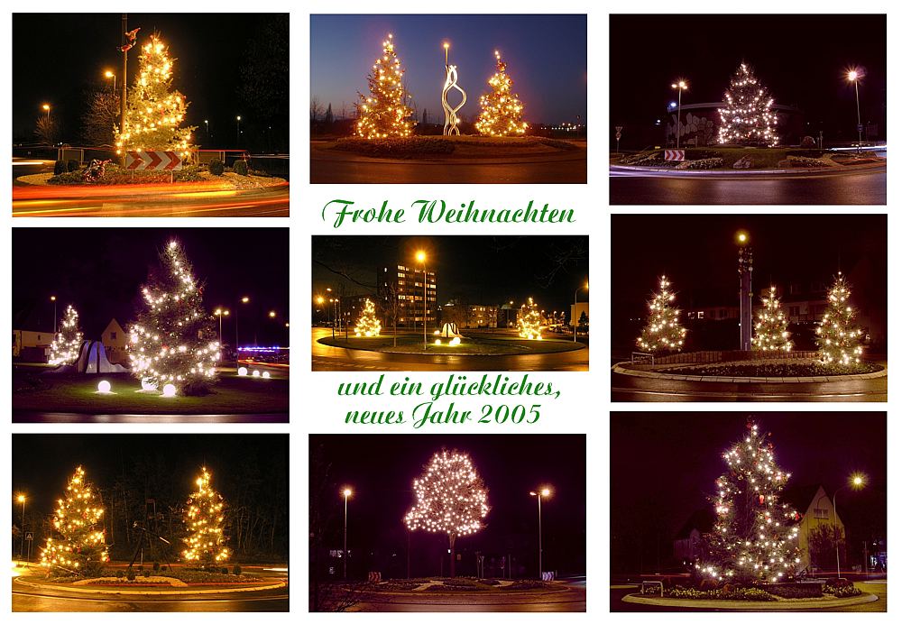 Weihnachtlicher Kreisverkehr von Georg N.