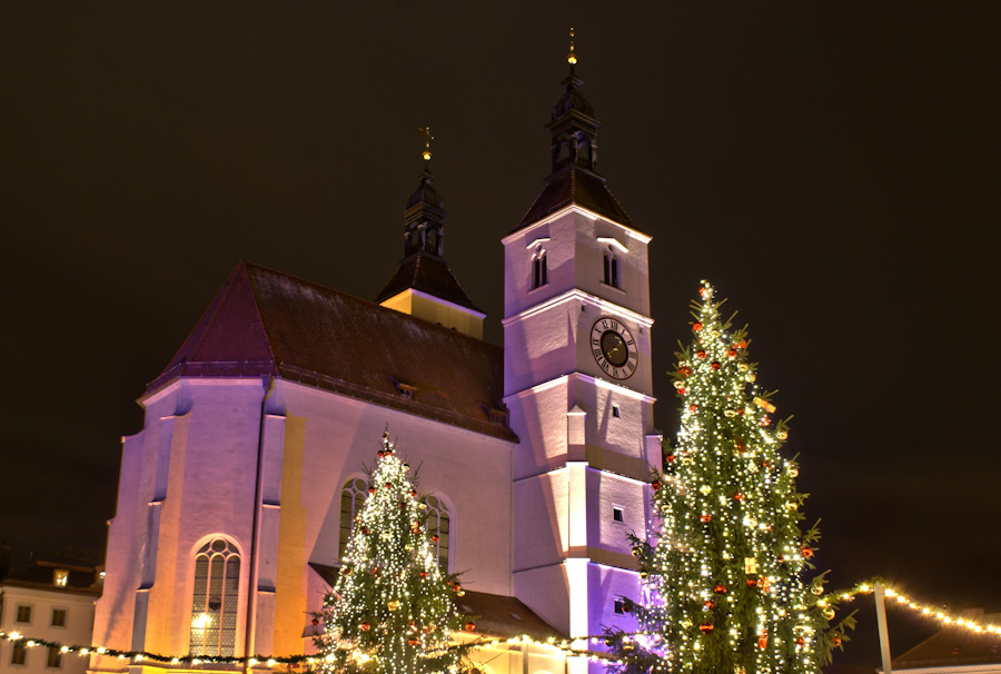 Weihnachtlicher Neupfarrplatz