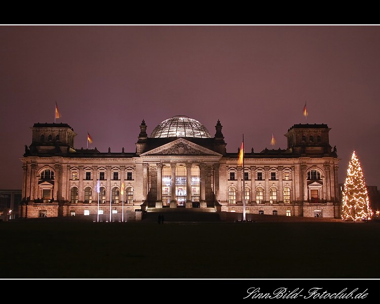 weihnachtlicher Reichstag