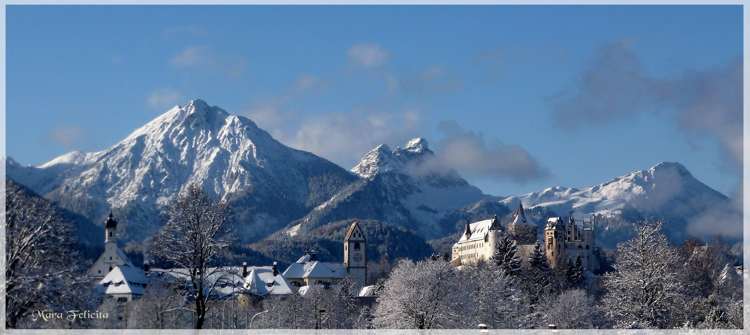 Weihnachtlicher Spaziergang nach Füssen - gestern morgen