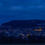 Weihnachtliches Annaberg-Buchholz in der blauen Stunde...