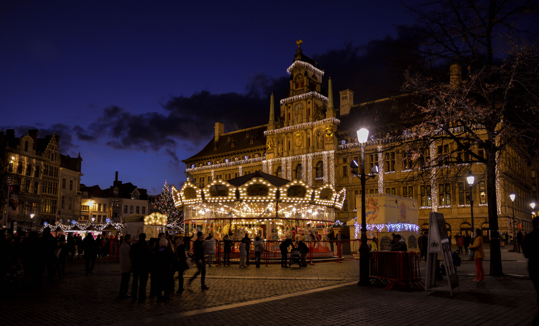 weihnachtliches Antwerpen