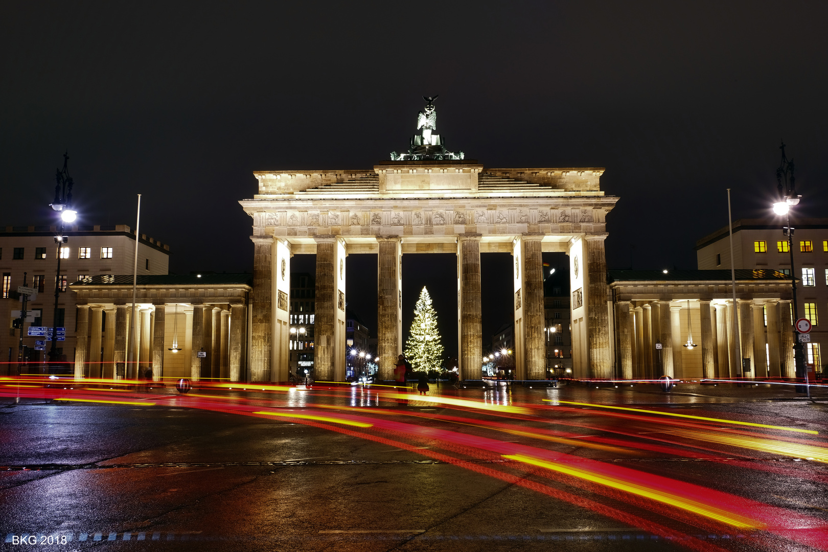 Weihnachtliches Brandenburger Tor  