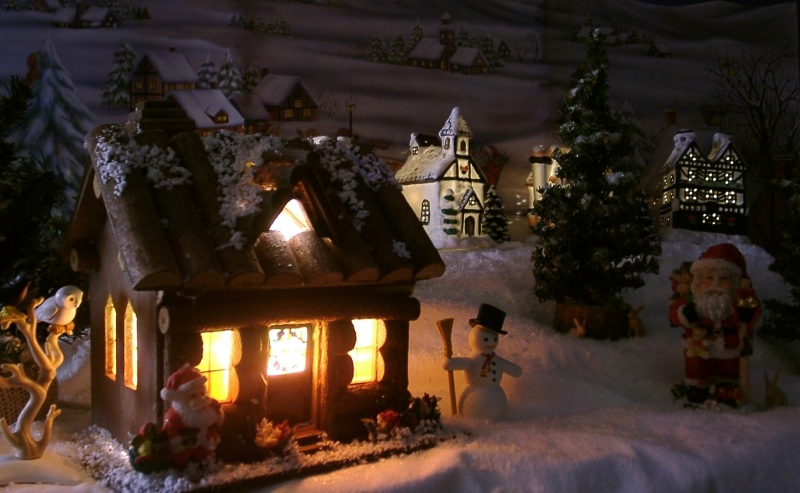 Weihnachtliches Dorf
