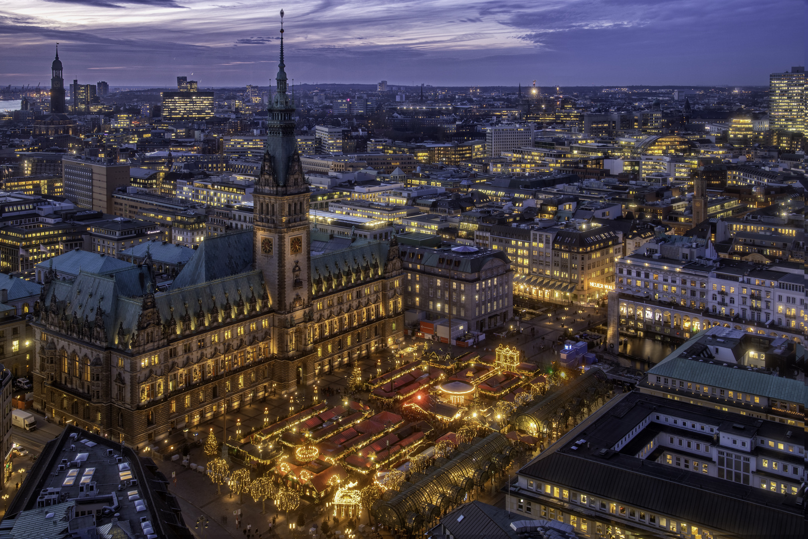 Weihnachtliches Hamburg