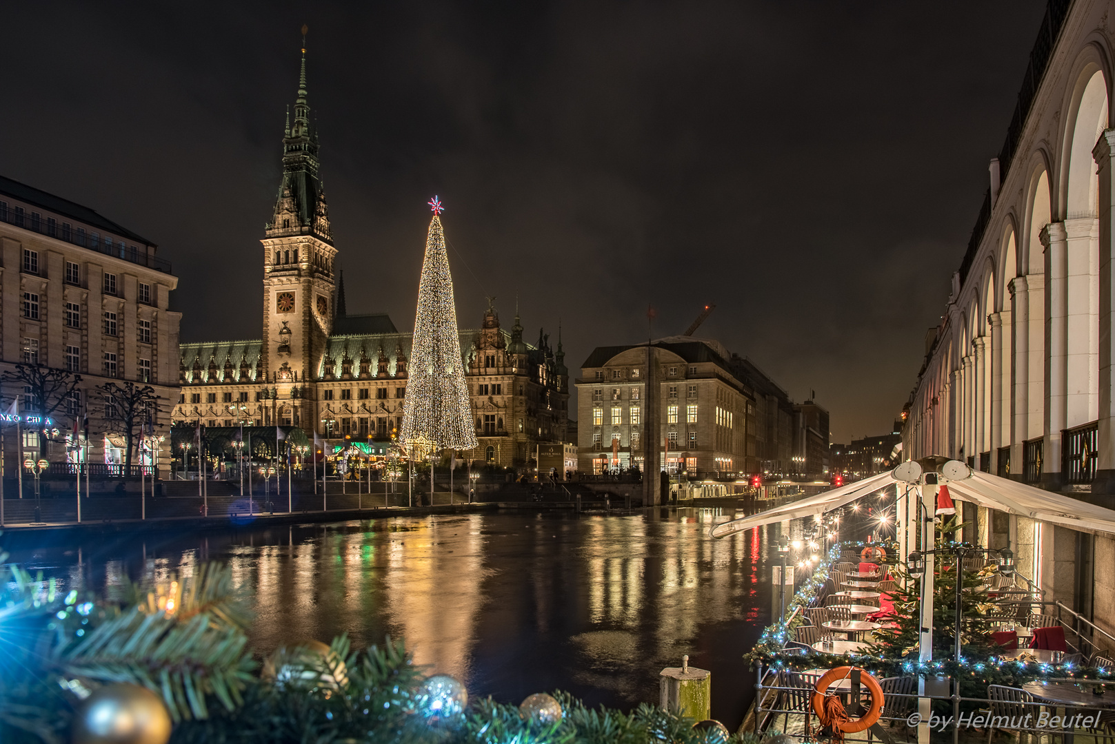 Weihnachtliches Hamburg - Rathausmarkt/Alsterarcaden