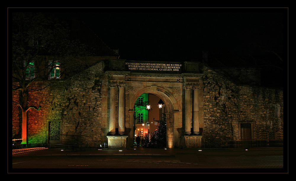 Weihnachtliches Heger Tor