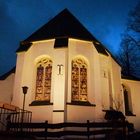 Weihnachtliches Herscheid, Ansicht der Apostelkirche von Osten