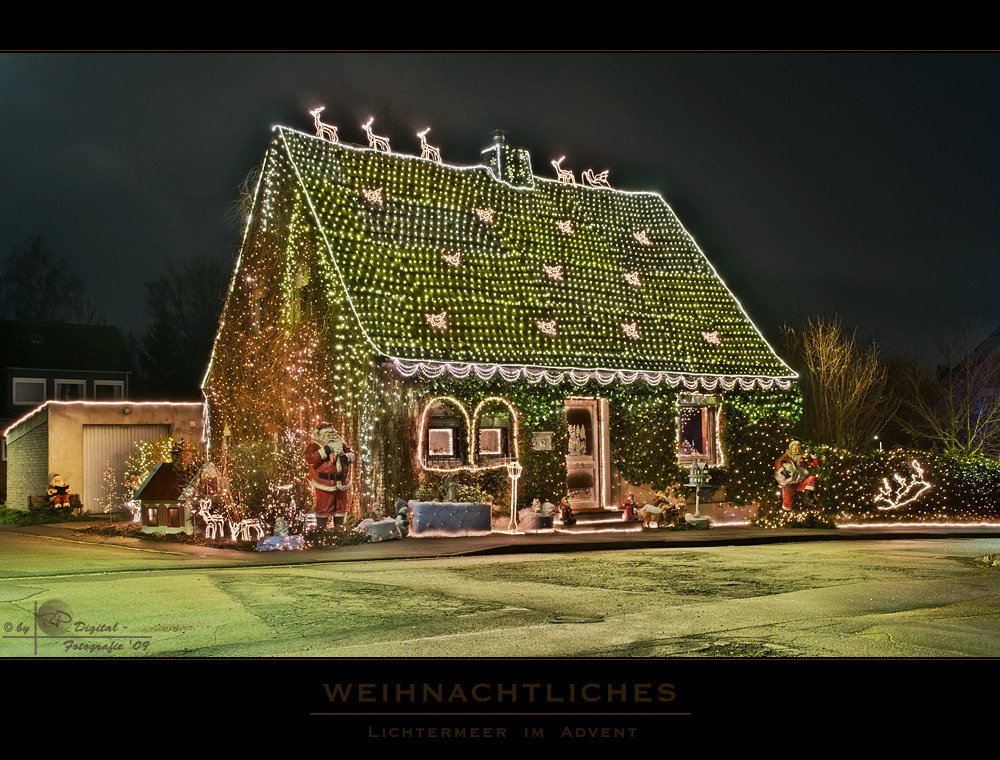 ... weihnachtliches Lichtermeer ...