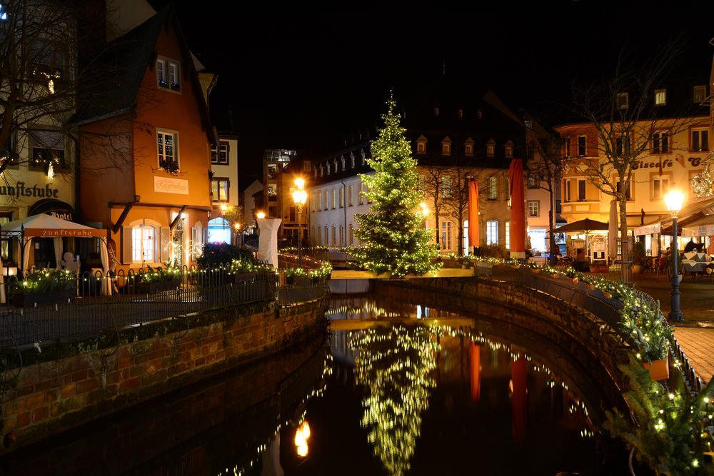 Weihnachtliches Saarburg Foto & Bild weihnachten, world, spezial Bilder auf
