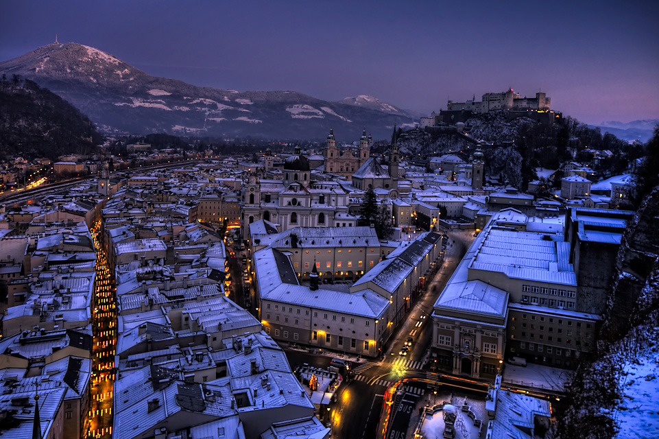 Weihnachtliches Salzburg