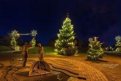 Weihnachtliches St. Peter-Dorf